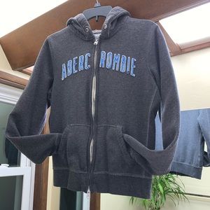 🔹ABERCROMBIE & FITCH Full Zip Logo Hoodie